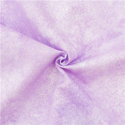 tessuto viola chiaro Timeless Treasures decorazioni argentate lucide Tessuto