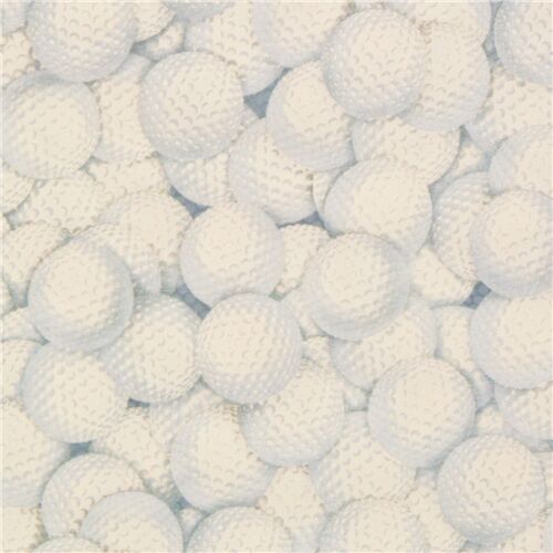 Tissu sur le thème des sports avec des balles de golf Tissu