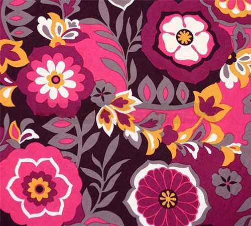 Vera Bradley fabric Carnaby with flowers 0.5m 1