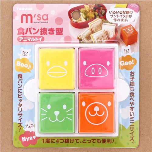 Tiergesichter Bento Brot Ausstechformen fr Essen 3