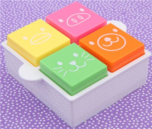 Tiergesichter Bento Brot Ausstechformen für Essen 7