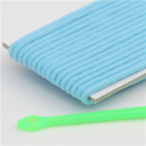 Cordelette lastique antibactrienne bleue de 4 mtres, importe du Japon 2