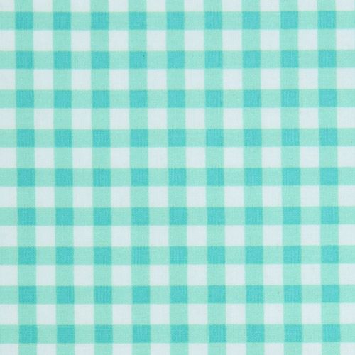 blau-grün-weißer Michael Miller Vichy Karo Stoff Picnic 2