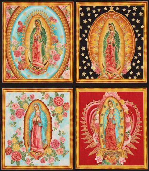 Inner Faith Virgin Mary Frames Fabric