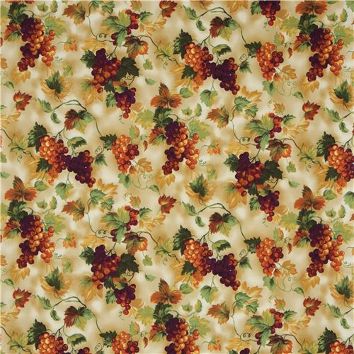 beautiful grapes fabric by Robert Kaufman 2