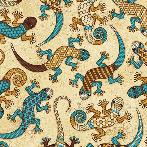 beige lizard fabric by Timeless Treasures Fabric