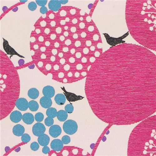 Big Berry Jacquard echino Stoff pink aus Japan Stoff