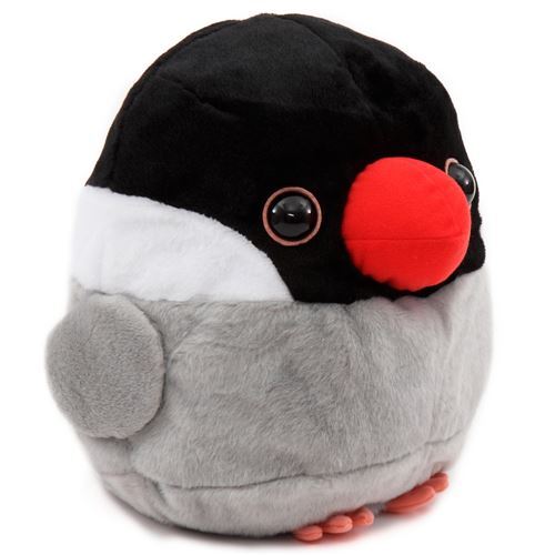 big grey black tissue box cover bird Kotori Tai plush toy Japan 2