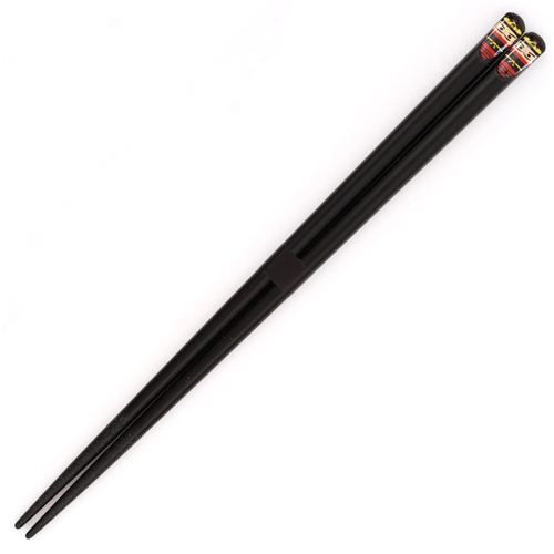 black Lord Samurai commander doll chopsticks from Japan 1