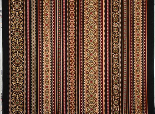 black Michael Miller fabric Heavenly Stripe 3