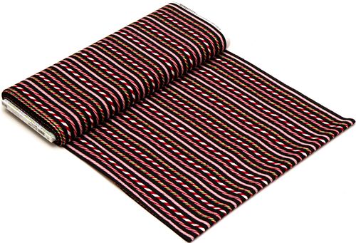 schwarzer Robert Kaufman Weihnachtsstoff Zuckerstangen 3