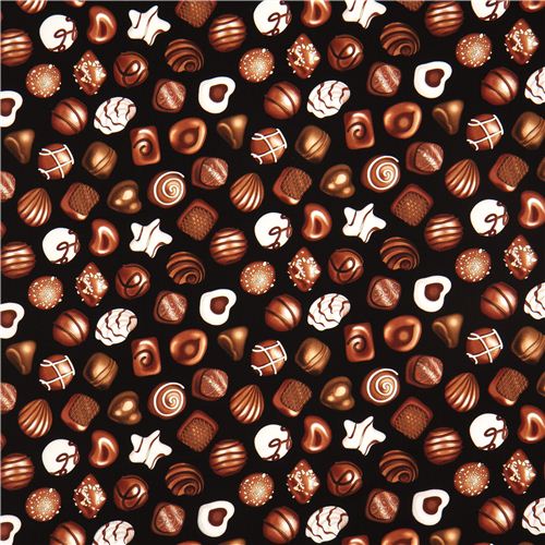 black chocolates fabric by Timeless Treasures from the USA 2