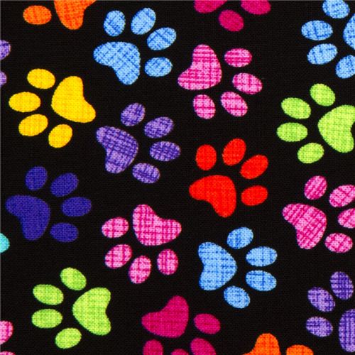 Paws Multicolour Cat Dog Pet Fabric