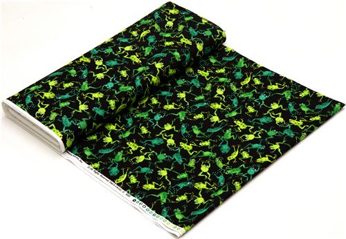 black frog designer fabric from the USA 3