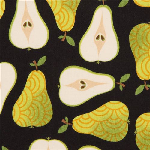 black pear fabric by Robert Kaufman from the USA Fabric