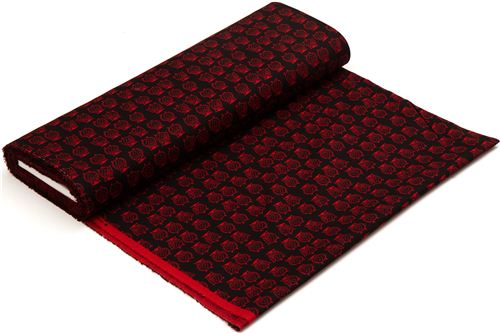 black structured owl fabric Prodotto realizzato da Cosmo dal Giappone3