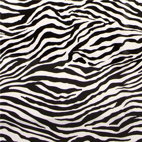 Tela de cebra con rayas blancas y negras laminada premium MM Tela