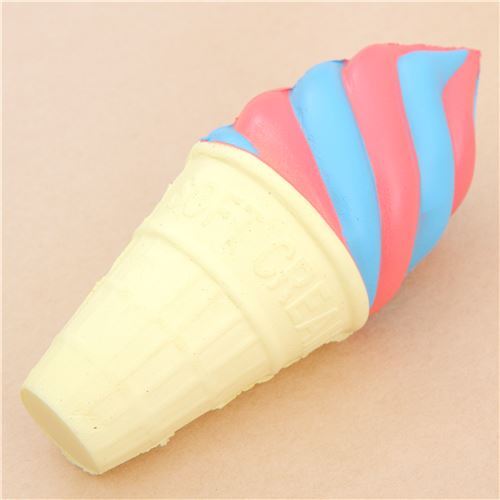 blue and pink ice cream food squishy 2