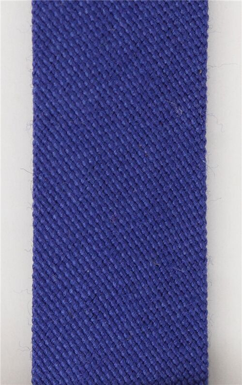1m Cinta al bies de doblez doble de media pulgada de ancho 1cm en azul 3