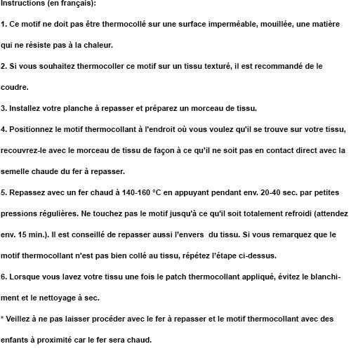 Patchs thermocollants, lphants bleus avec des chapeaux rouges - 2 pices 4