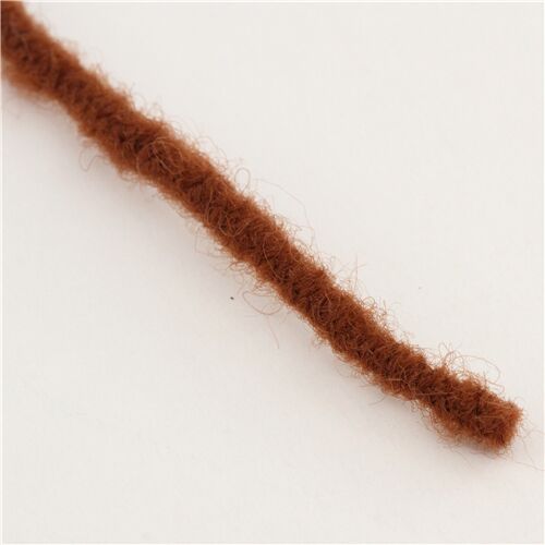 brown 1m wool elastic cord from Japan 4