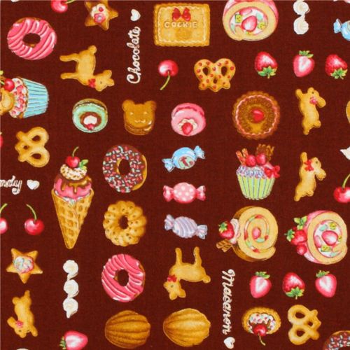 brown Japanese fabric sweets donuts Cosmo 1