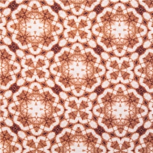 Brauner, geometrisch reflektierender Stoff