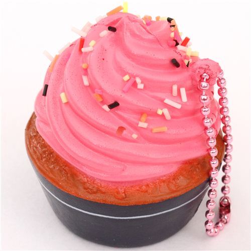 brown-pink cupcake squishy Cafe de N 2
