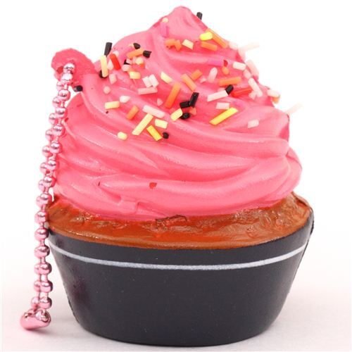 brown-pink cupcake squishy Cafe de N