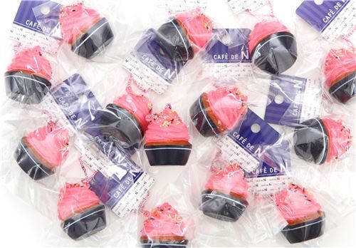 brown-pink cupcake squishy Cafe de N 4