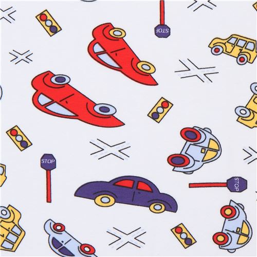 tessuto bianco automobili maglina Stof Fabrics Tessuto