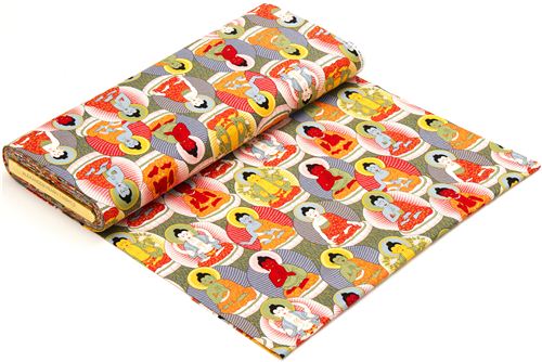 colourful Buddha fabric by Alexander Henry from the USA 3