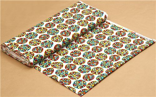 colourful flower fabric by Robert Kaufman 3