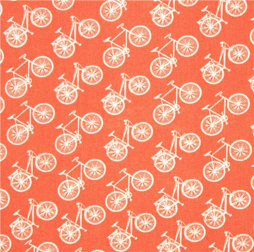 coral birch bike organic fabric from the USA 2