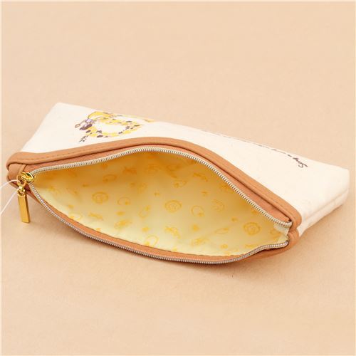 Trousse à crayons crème avec Blanche-Neige importée du Japon 8