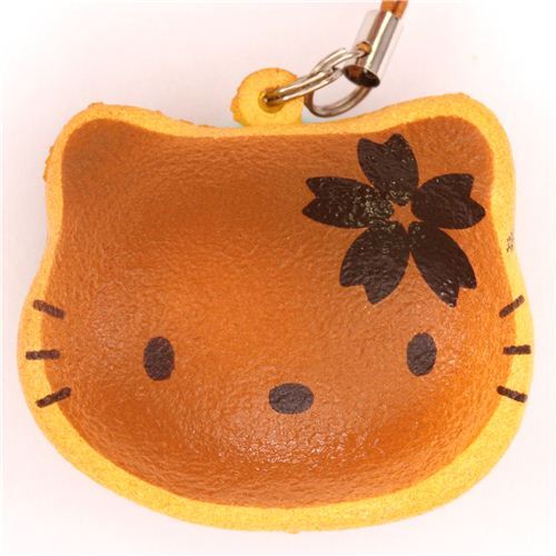 cute Hello Kitty dorayaki red bean squishy charm