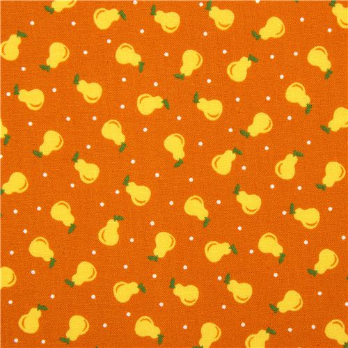 cute Kokka fabric with pears & dots du Japon2