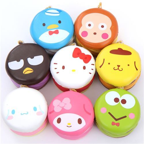 Squishy et spongieux en forme de gâteau Puchi rond avec Tuxedosam 5