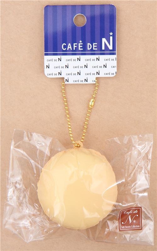 squishy macaron beige kawaii Cafe de N 3