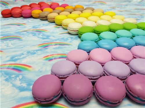 squishy macaron beige kawaii Cafe de N 5