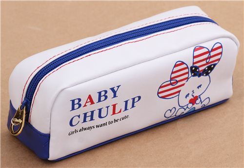 Lindo estuche l�pices azul y blanco conejito coraz�n de Mind Wave 0