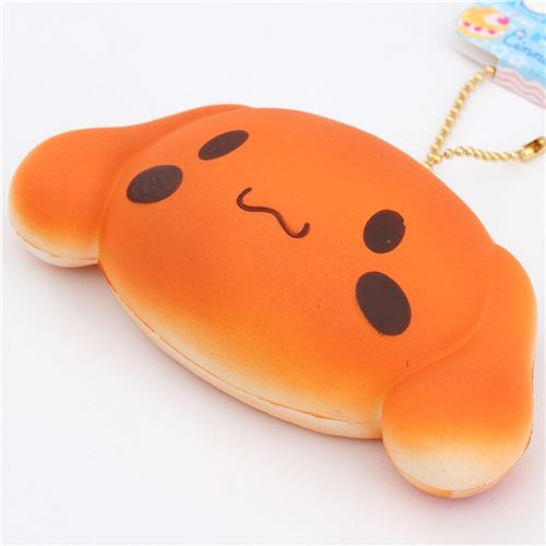 cute brown Cinnamoroll bun squishy for bag backpack 2