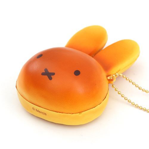 Lindo Squishy marr�n pan conejito Miffy para bolso mochila 3