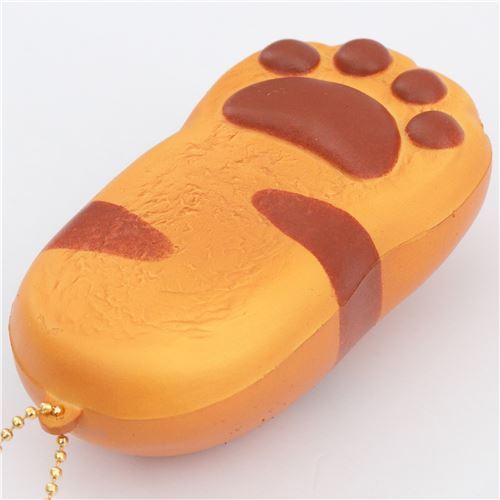 S��er brauner und dunkelbrauner Katzenpfote Br�tchen Squishy Cafe Sakura 3