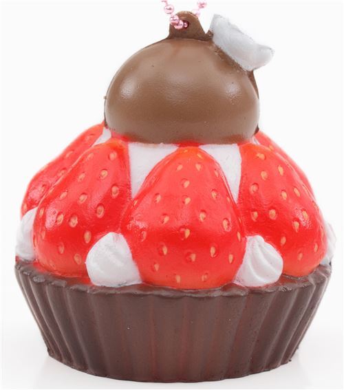 cute brown strawberry tart squishy charm Sammy the Patissier 3