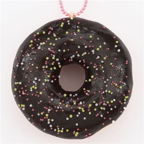cute chocolate donut colorful dot sprinkle squishy charm Sammy the Patissier