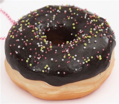 cute chocolate donut colorful dot sprinkle squishy charm Sammy the Patissier 2