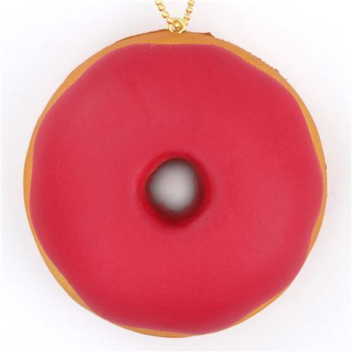 cute donut red icing squishy charm kawaii Cafe de N 2