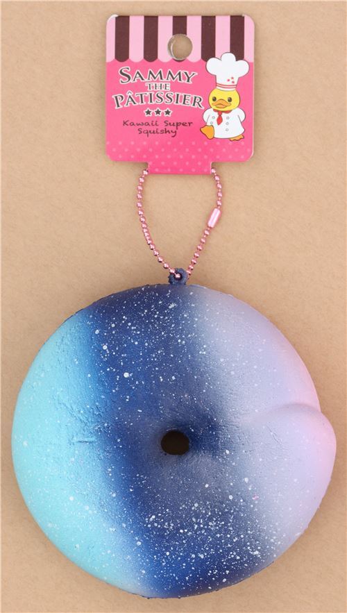 cute galaxy themed bagel squishy charm kawaii Sammy the Patissier 3
