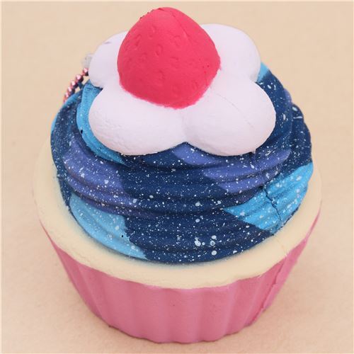 Sammy the Patissier Squishy kawaii en forme de cupcake aux couleurs de la galaxie 2